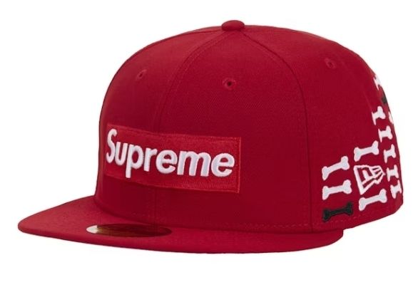 ☆25AW WEEK4☆Supreme Bones Box Logo New Era (Supreme/キャップ