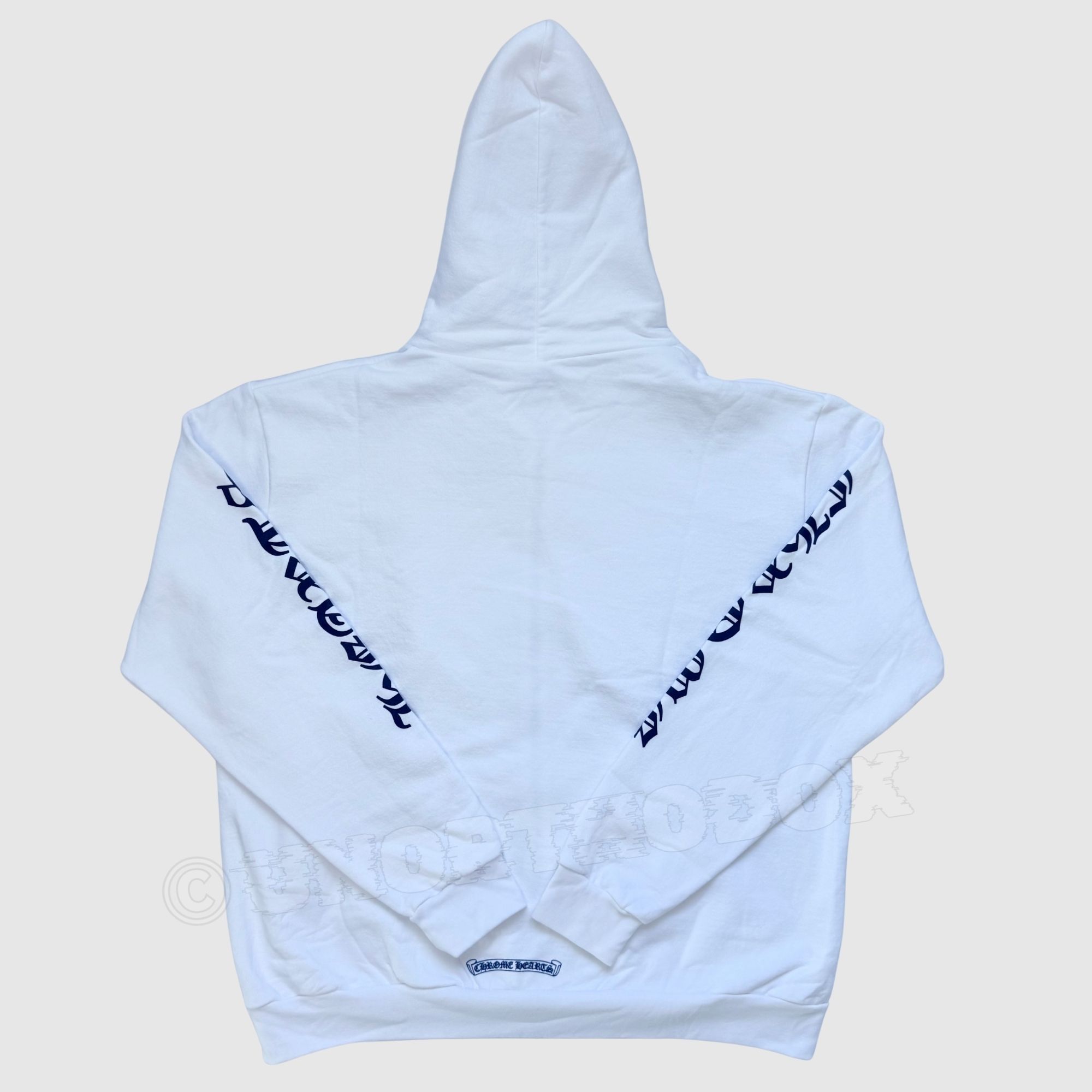 国内即発】CHROME HEARTS フーディ ホワイト ドジャースブルー (CHROME