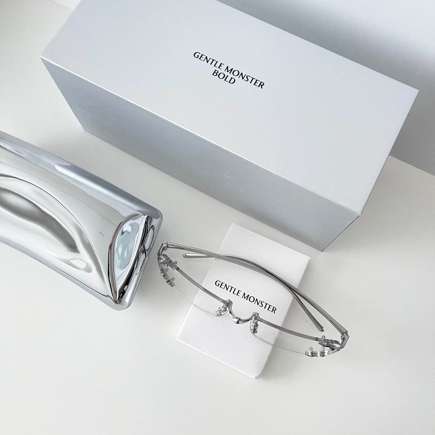 Gentle Monster】Bold Collection☆Mosh 02 Silver (Gentle Monster