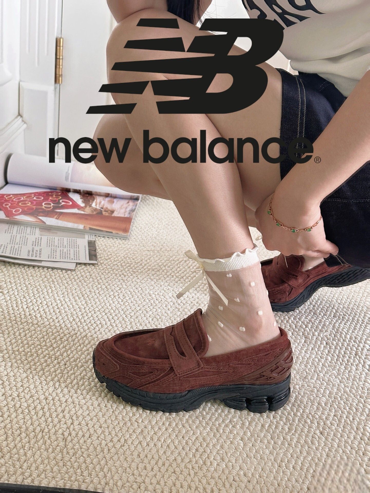 ☆人気☆ ニューバランス 1906L ローファー ブラウン 男女兼用 (New