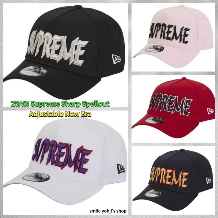 ☆25AW WEEK3☆Supreme Sharp Spellout Adjustable New Era (Supreme