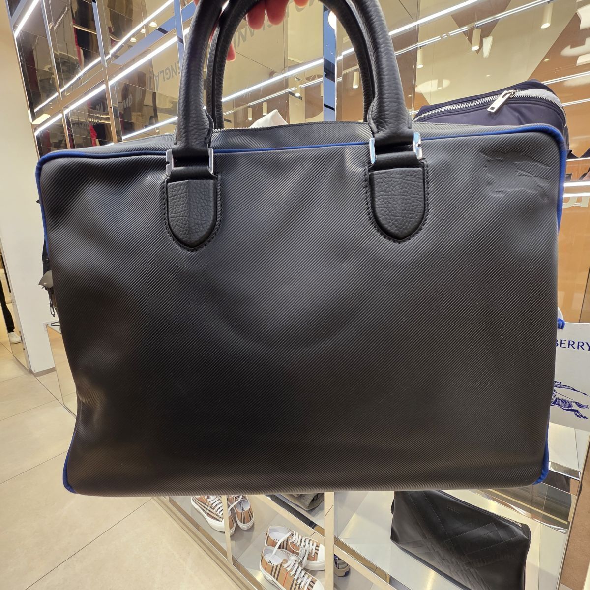 BURBERRY]バーバリーメンズ TWILL ブリーフケース (Burberry/ビジネス