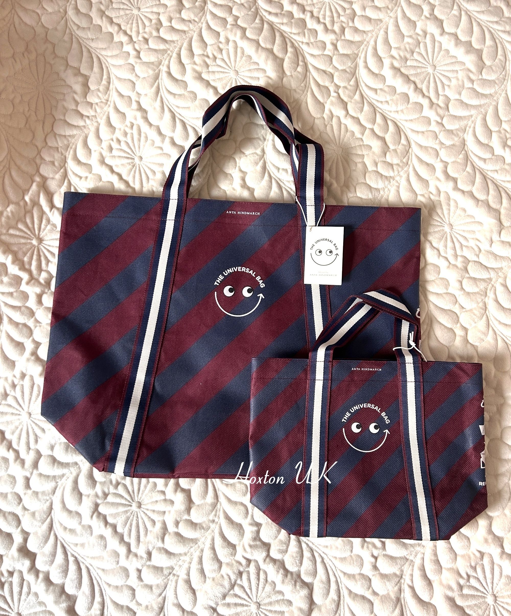 ◇ Anya Hindmarch Tuck shop ◇Universal Bag 大小2セット (Anya