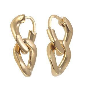 関送込☆Maison Margiela マイヨン ピアス ダブルカーブリンク (Maison