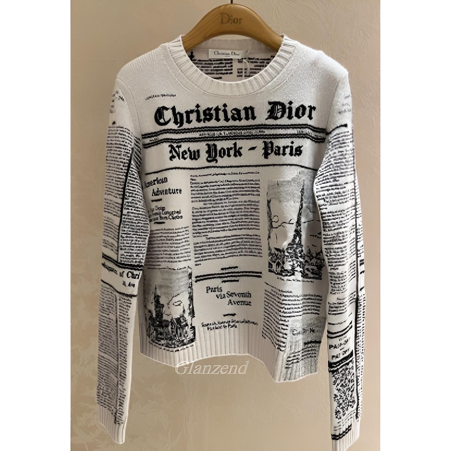 エレガント♪【Dior】26SS ロゴ入り カシミヤ セーター (Dior/ニット