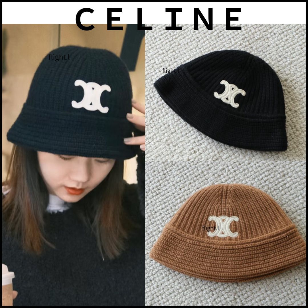 カシミア100％♡バケットハット セリーヌ (CELINE/ハット) 2A80T384D