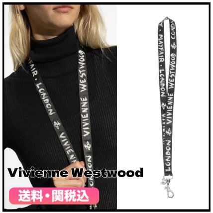 ☆Vivienne Westwood☆ ロゴ カラビナ ネックストラップ 送関込