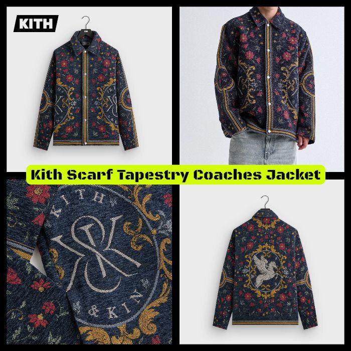 関税込☆KITH Scarf Tapestry Coaches Jacket ジャケット (KITH NYC