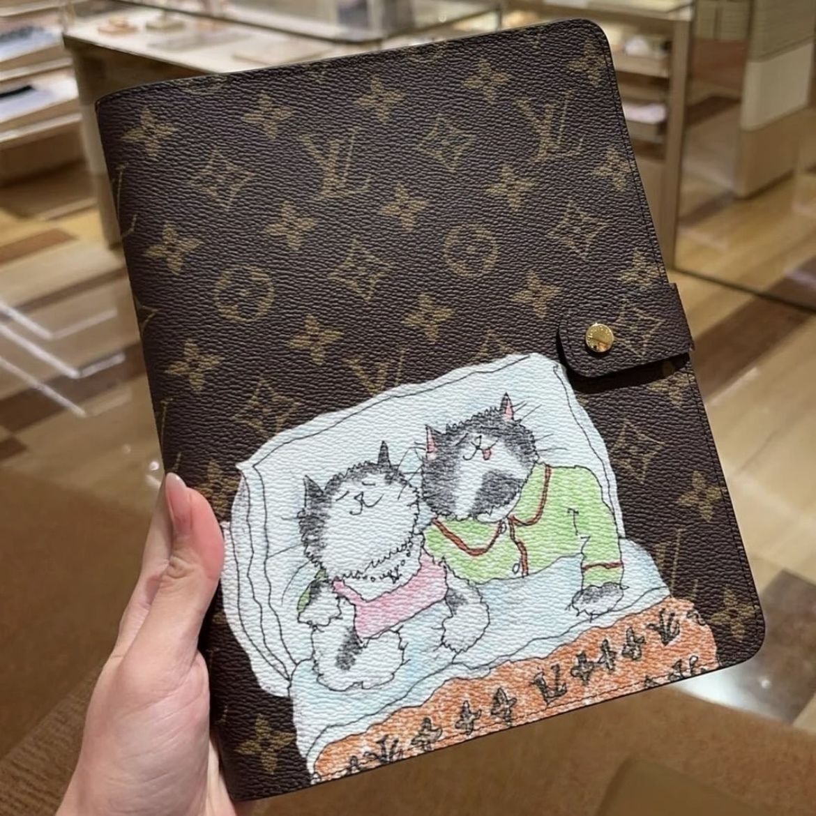 ほっこりアイテム◎】ルイヴィトンアジェンダ・ビューロー MM (Louis