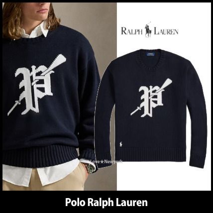 ラルフローレン☆ビッグフィット ロゴインターシャ セーター (POLO