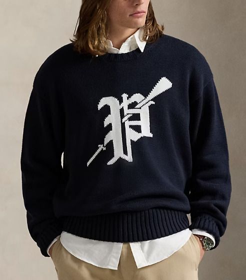 ラルフローレン☆ビッグフィット ロゴインターシャ セーター (POLO