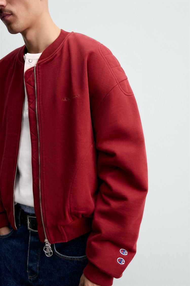 CHAMPION X ZARA キルティングボンバージャケット 4393/309/600 (ZARA