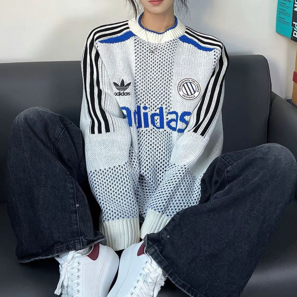 ADIDAS ORIGINALS〉☆UNISEX PULLOVER KNIT☆韓国人気☆ (adidas