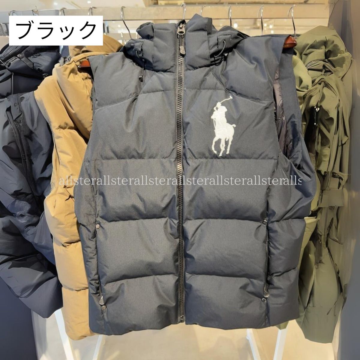 国内発送【ポロ ラルフローレン】ビッグポニー ダウンベスト (POLO