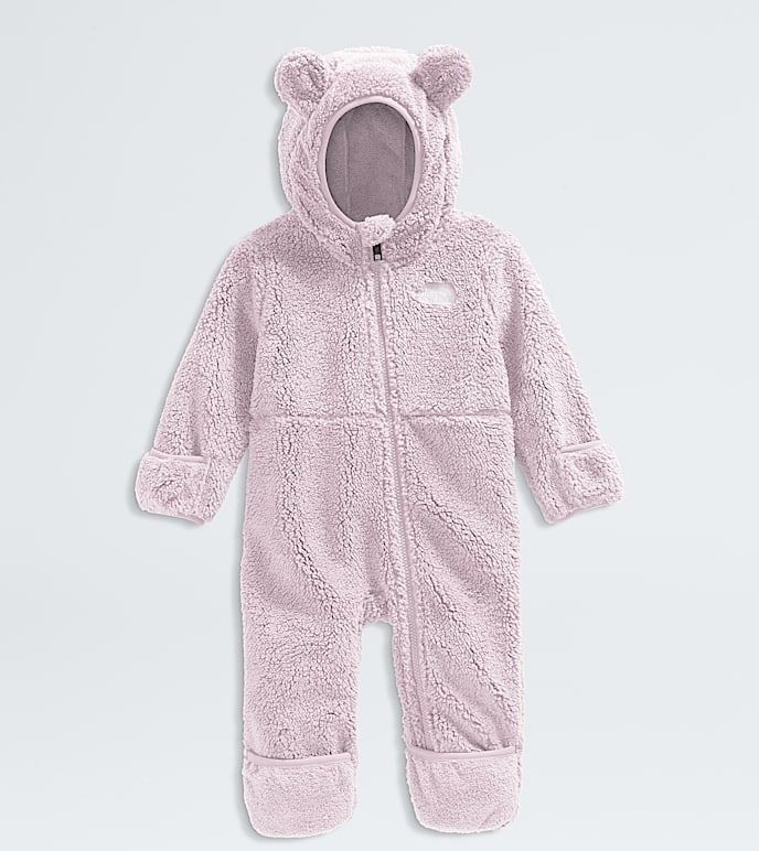 THE NORTH FACE 】くま耳 暖か可愛いベビーフリースロンパース (THE
