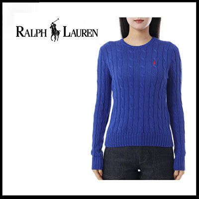 POLO RALPH LAUREN ロゴ刺繍 ケーブルニット 211971869 (POLO RALPH