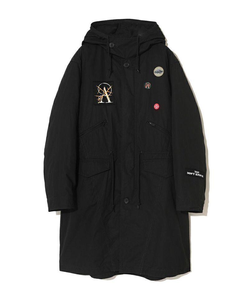 キムタク愛用【UNDERCOVER】ワッペン付き モッズコート (UNDERCOVER