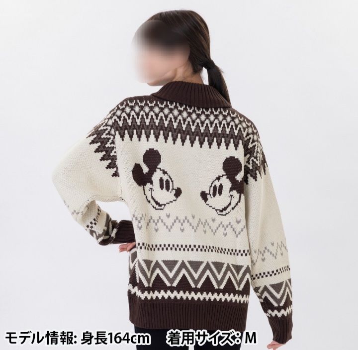 ミッキーのジップアップセーター 東京ディズニーリゾート (Disney