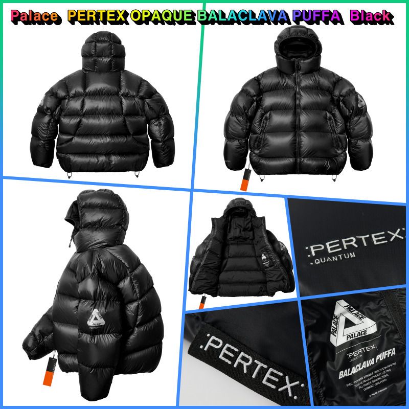 ☆Palace☆Pertex Opaque Balaclava Puffa☆Black (Palace Skateboards