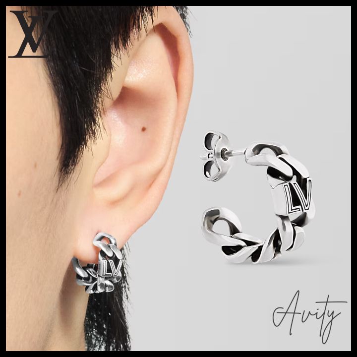 大人気♪】ルイヴィトン チェーンピアス・LV クラブ (Louis Vuitton