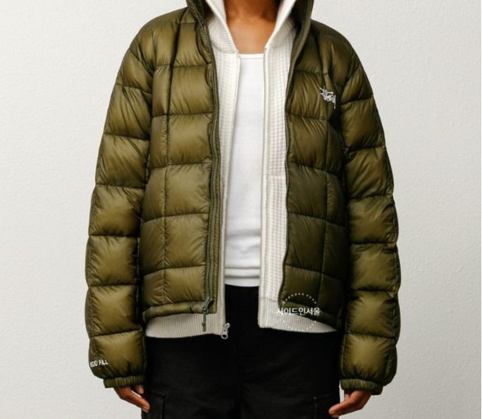 ☆関税込☆Stussy☆Midweight Puffer☆Olive☆ (STUSSY/ダウン