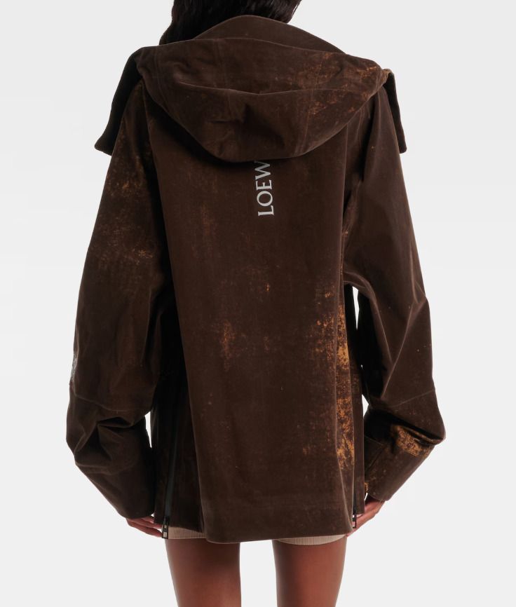 LOEWE X ONコラボ○フロックテクニカルシェル 撥水ジャケット (LOEWE