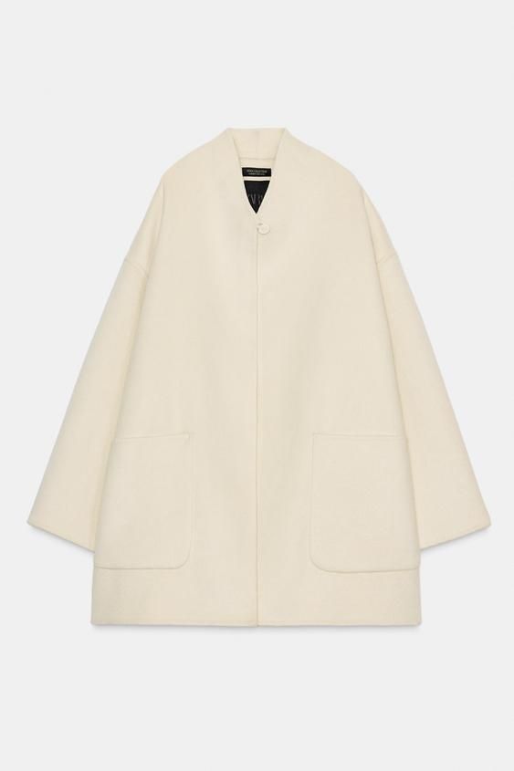 ZARA】ZW COLLECTION ウールケープコート8491/257/712 (ZARA/ポンチョ