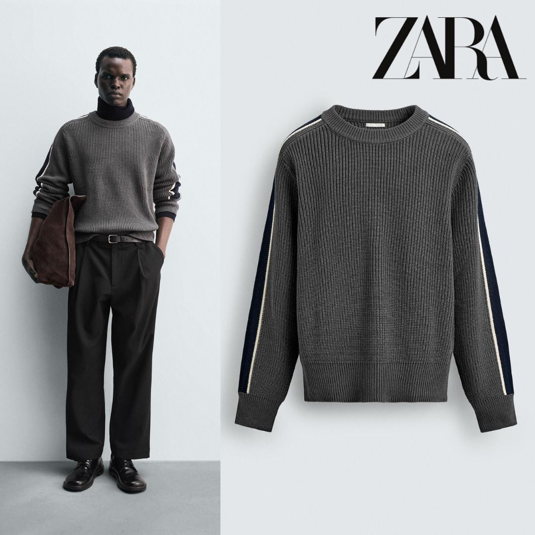 ZARA］カラーブロックストライプセーター (ZARA/ニット・セーター
