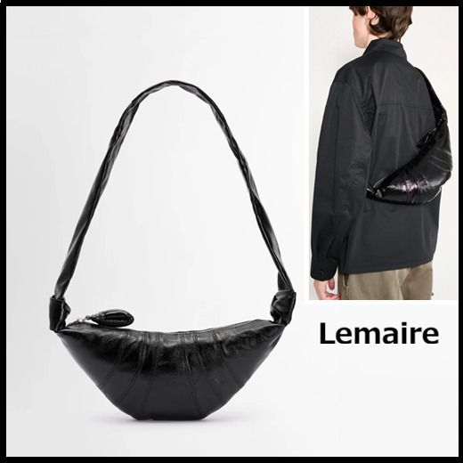 Lemaire Small Croissant coated cotton bag (LEMAIRE/ショルダー
