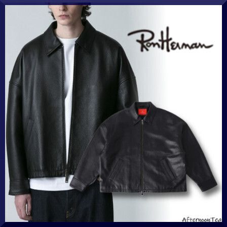 JERROD PAHL×RHC】ロンハーマン カウレザー ジャケット (Ron Herman