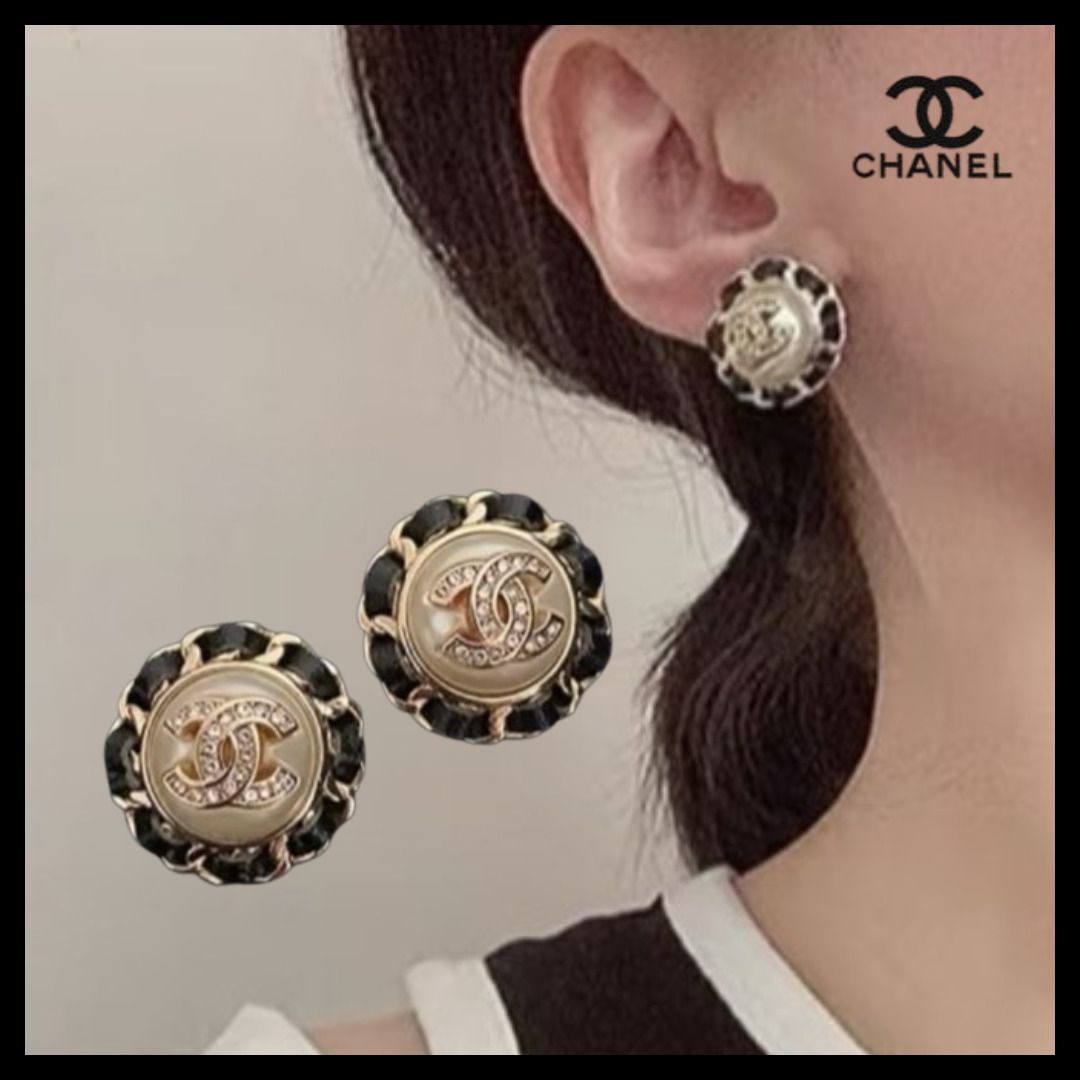 上品エレガント♪パール【CHANEL】CCマーク ピアス (CHANEL/ピアス