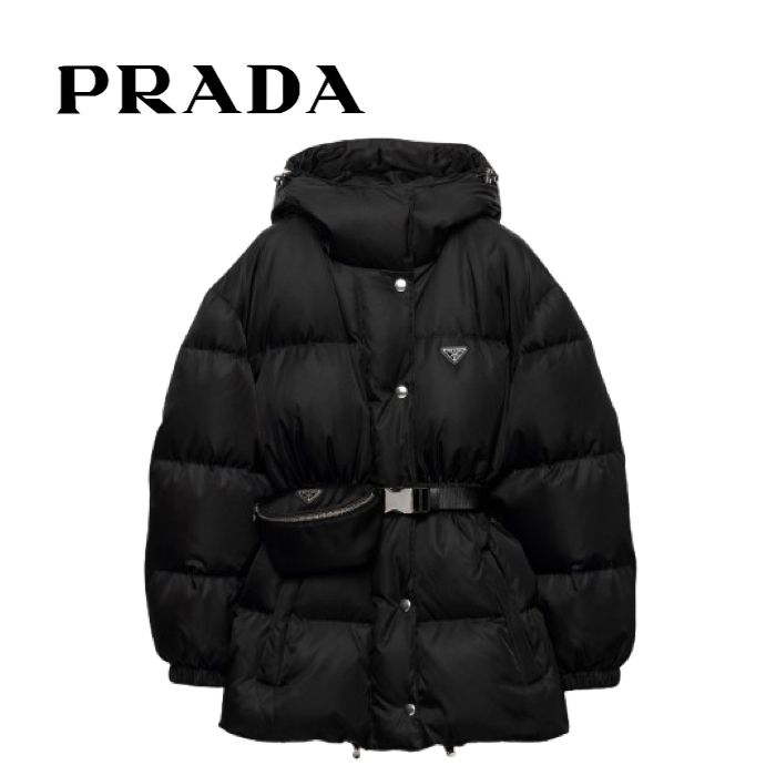 ☆大人気☆PRADA Re-Nylon ロゴ ダウンジャケット (PRADA/ダウン
