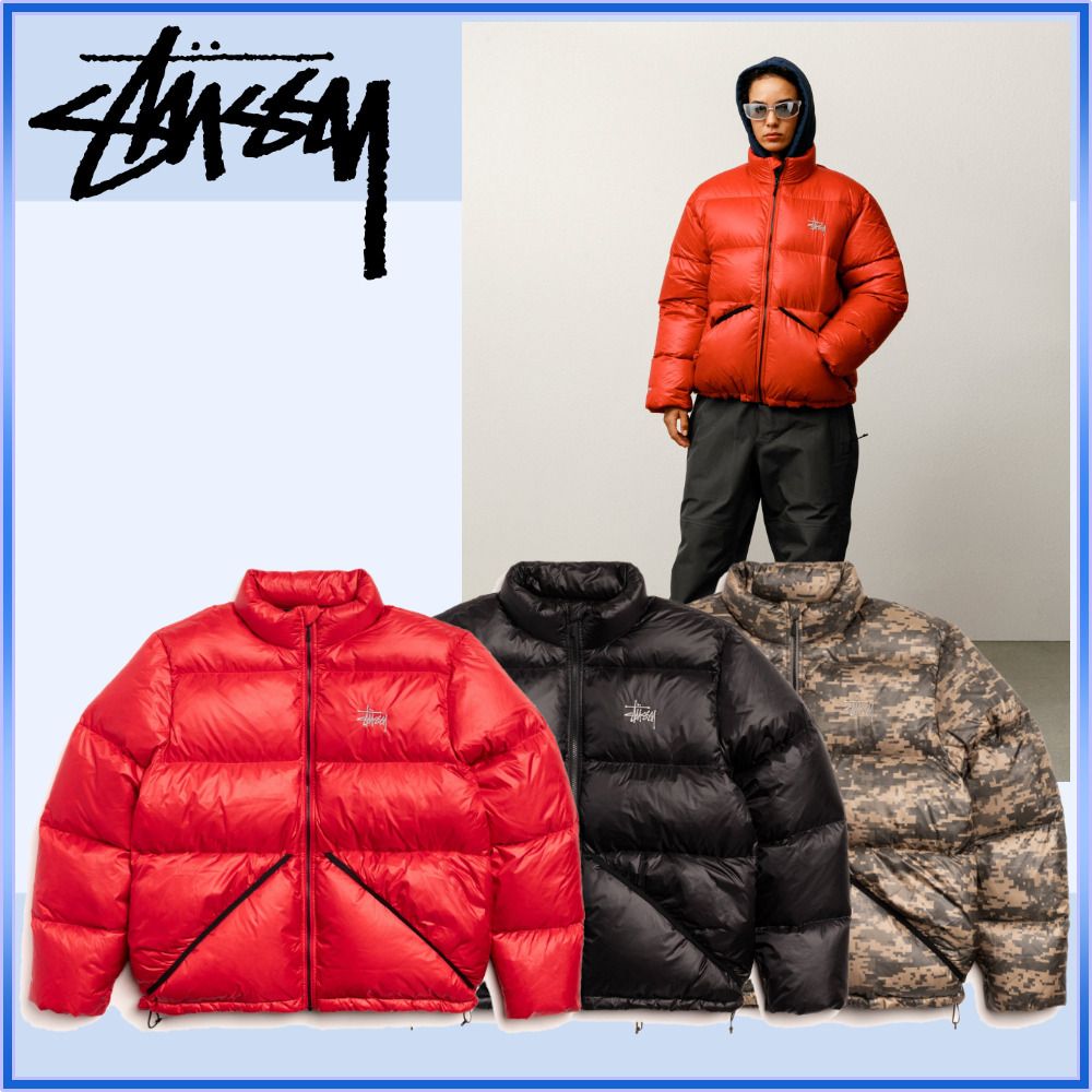 STUSSY マイクロリップストップ ダウンジャケット 3色展開 (STUSSY
