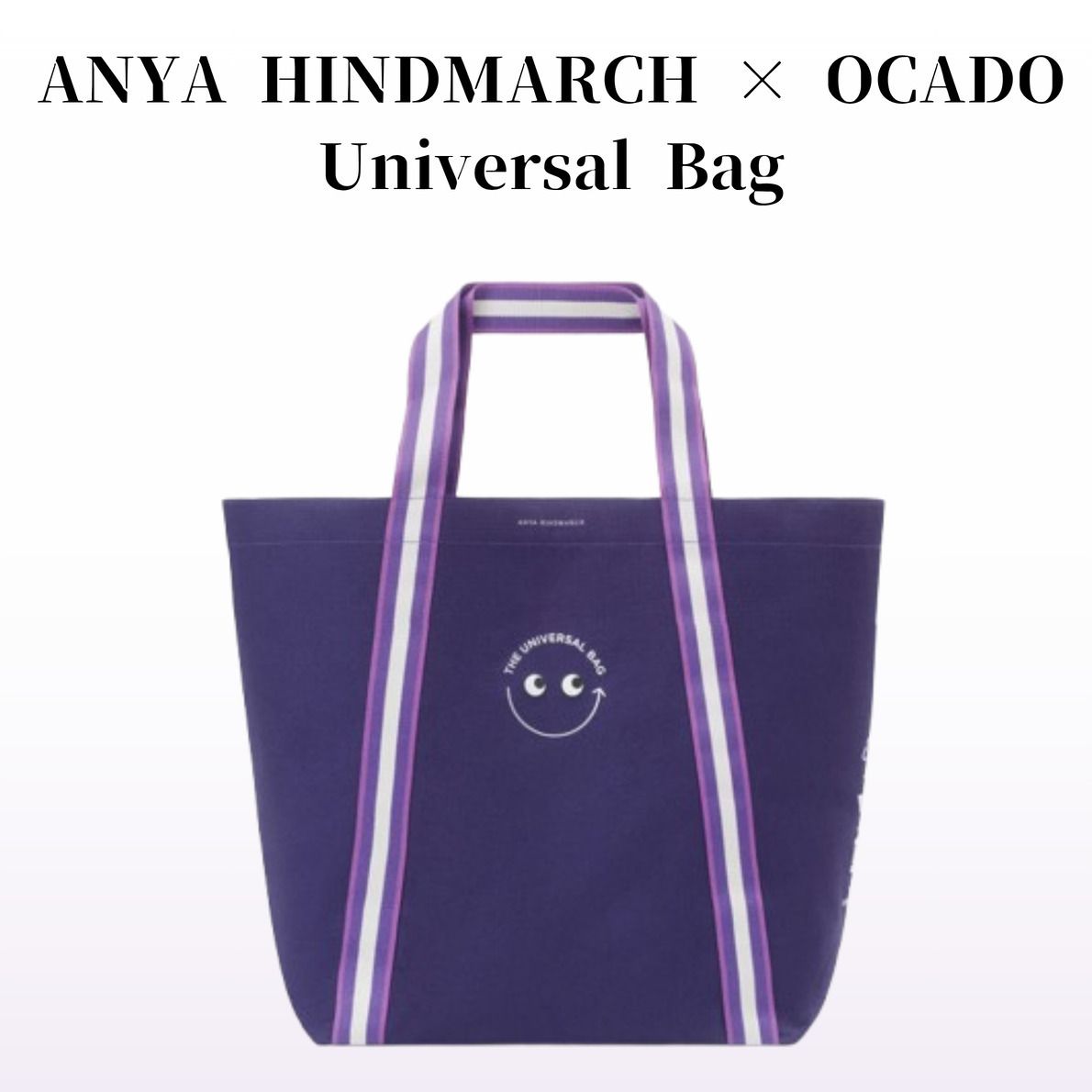 Anya Hindmarch × OCADO Universal Bag パープル (Anya Hindmarch