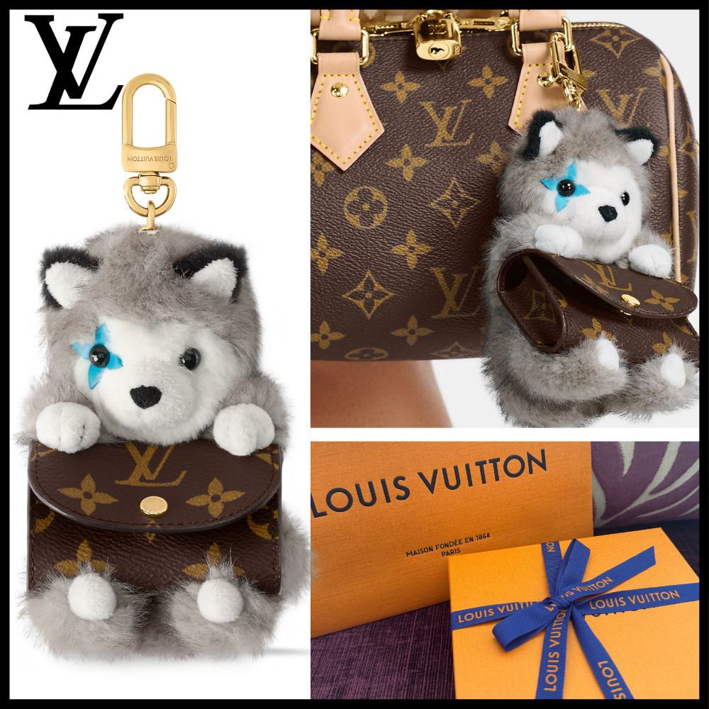 Louis Vuitton】ルイヴィトン キュートハスキーバッグチャーム (Louis