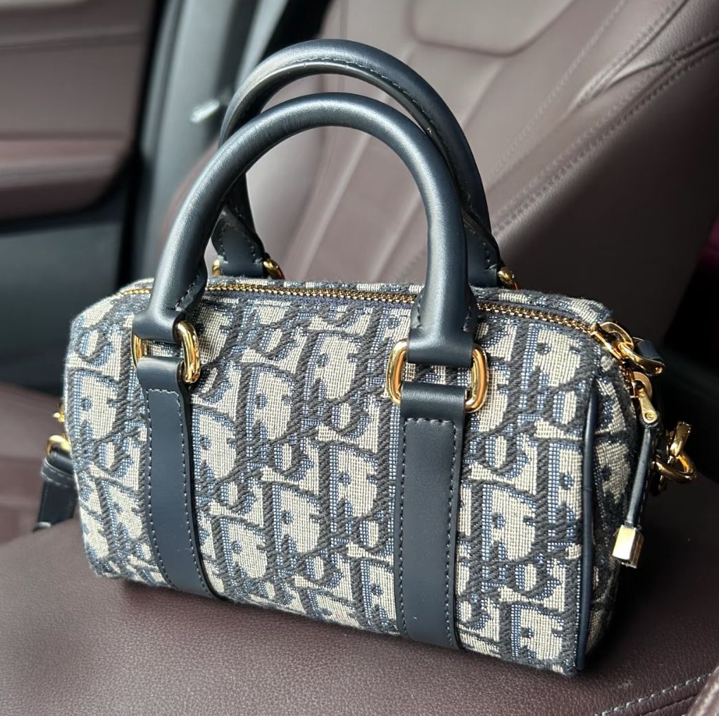 DIOR】ディオール オブリーク ミニボストンバッグ ショルダー (Dior