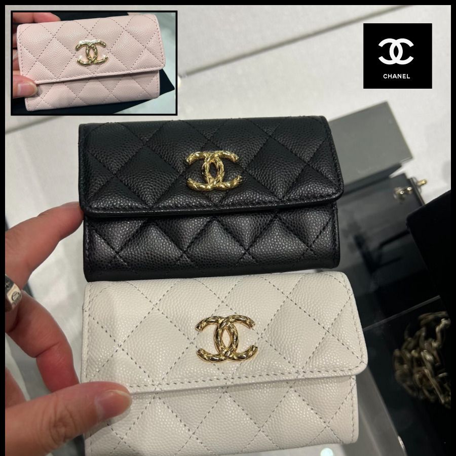 国内発送【希少・限定ロゴ】シンプルがいい☆カードケース (CHANEL