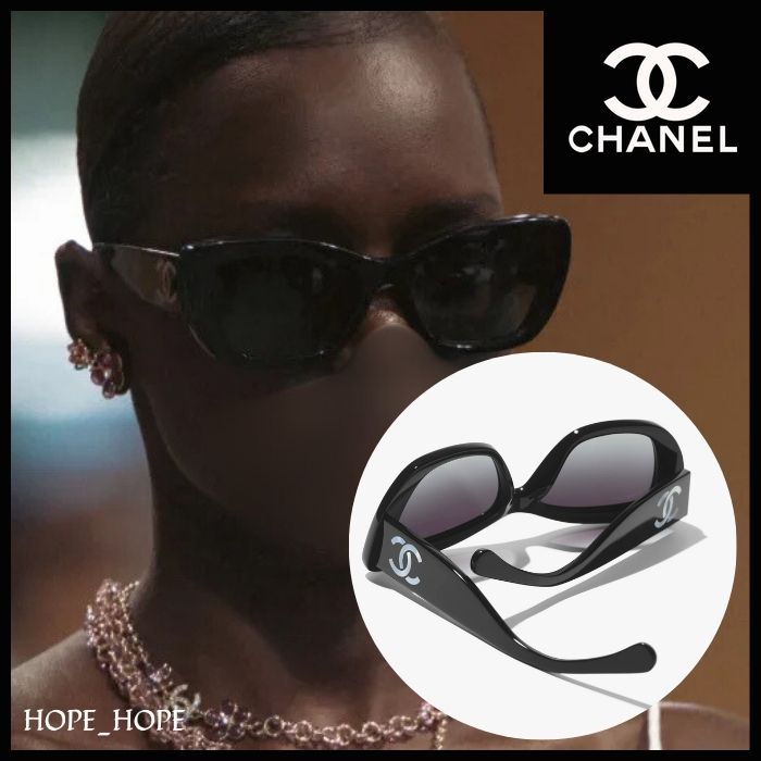 バタフライシェイプ＊】上品ライン◇ CHANEL サングラス (CHANEL