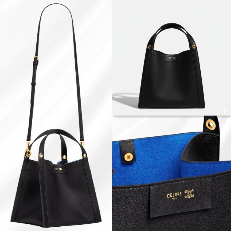 即発可能＊ 新作 CELINE スモール キューボ バッグ / ブラック (CELINE