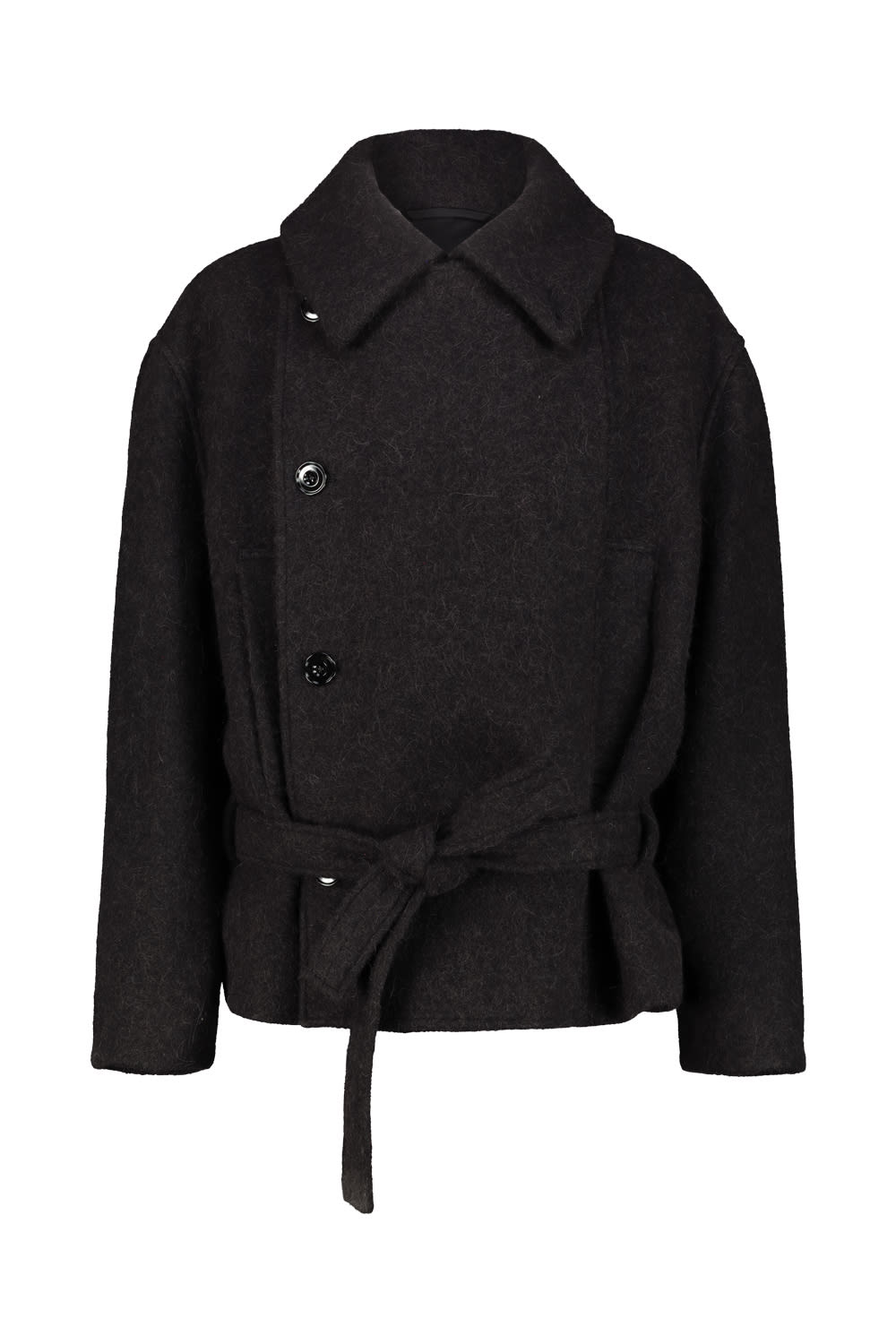 Lemaire Short Asymmetrical Bathrobe Coat | italist