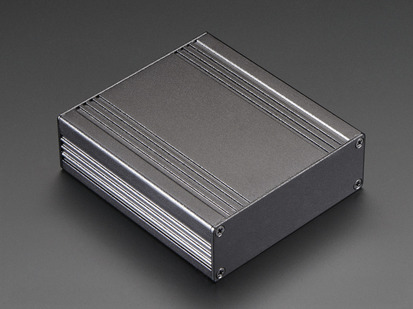 Extruded Aluminum Enclosure Box - 94mm x 83mm x 30mm : Adafruit