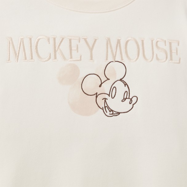 Mickey Mouse Sketch Pullover Sweatshirt for Adults | Disney Store