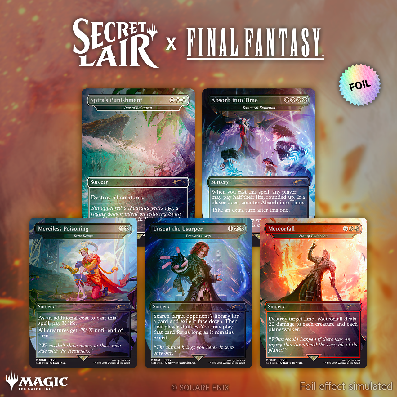 Secret Lair x FINAL FANTASY: Game Over EN Foil Edition | Secret Lair