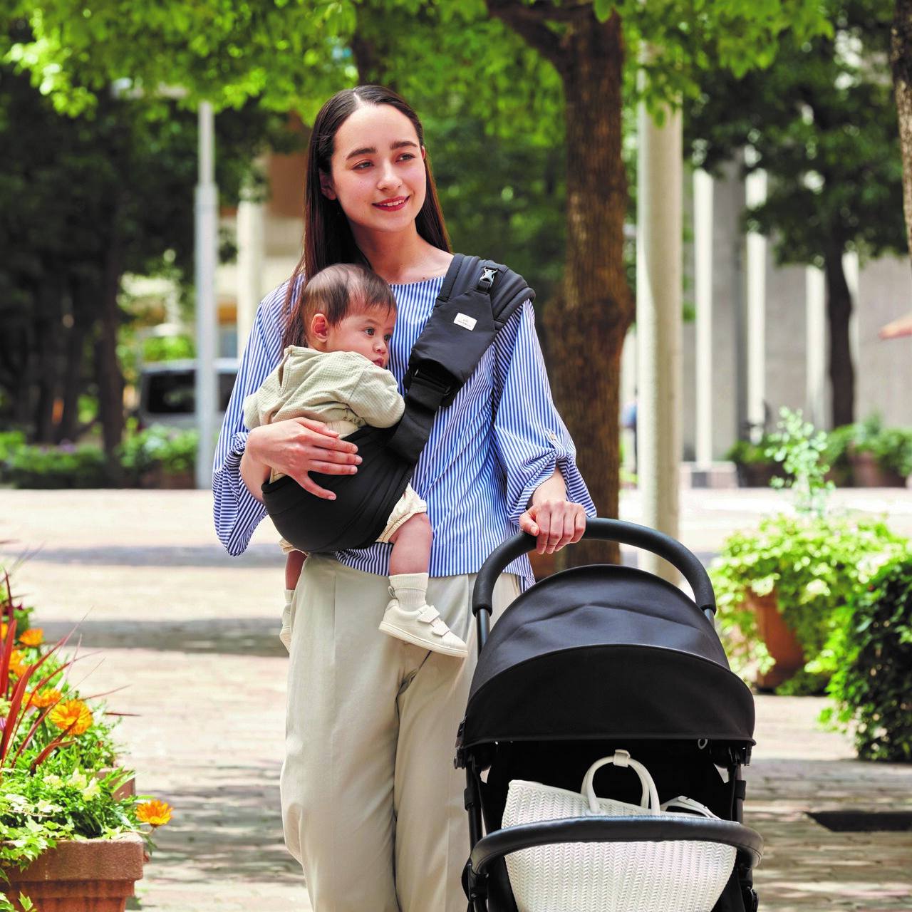 コラボ抱っこひも】ピトレスク × グリーンレーベル リラクシング第2弾