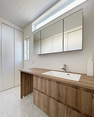 ホテルミラーボックスW1200 ダーク(KT03549N)｜洗面所・水回りの通販