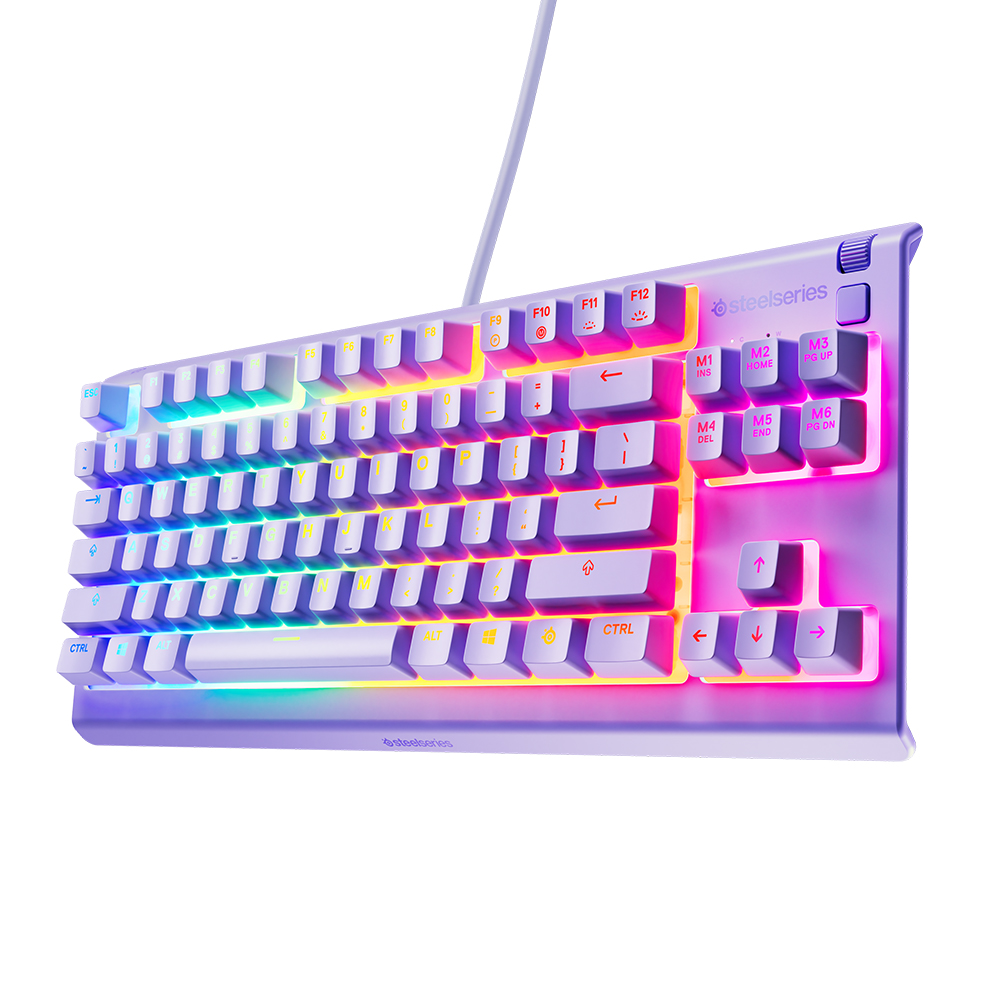 SteelSeries Apex 3 TKL, Lavender, US | Keyboards — Gaming & Work