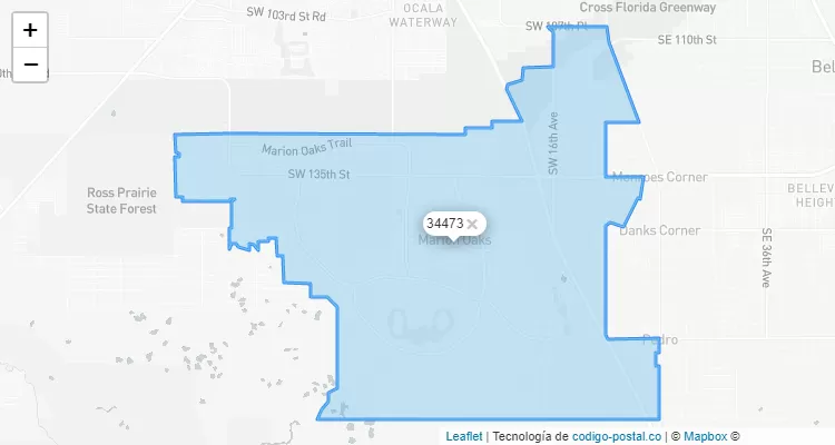 34473 ZIP Code - United States