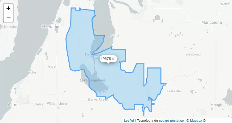 Rapid City, Michigan ZIP Code - United States
