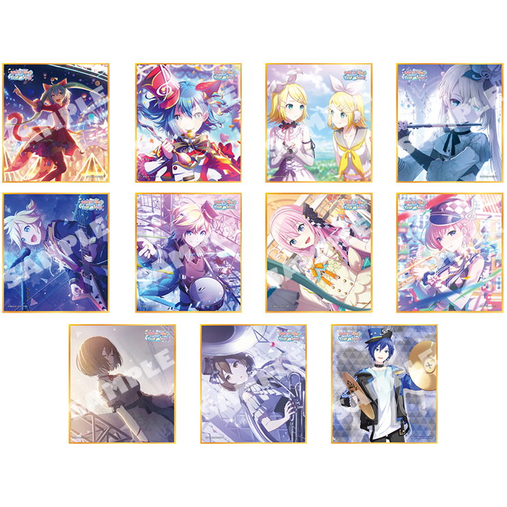 プロジェクトセカイ カラフルステージ! feat.初音ミク_ミニ色紙