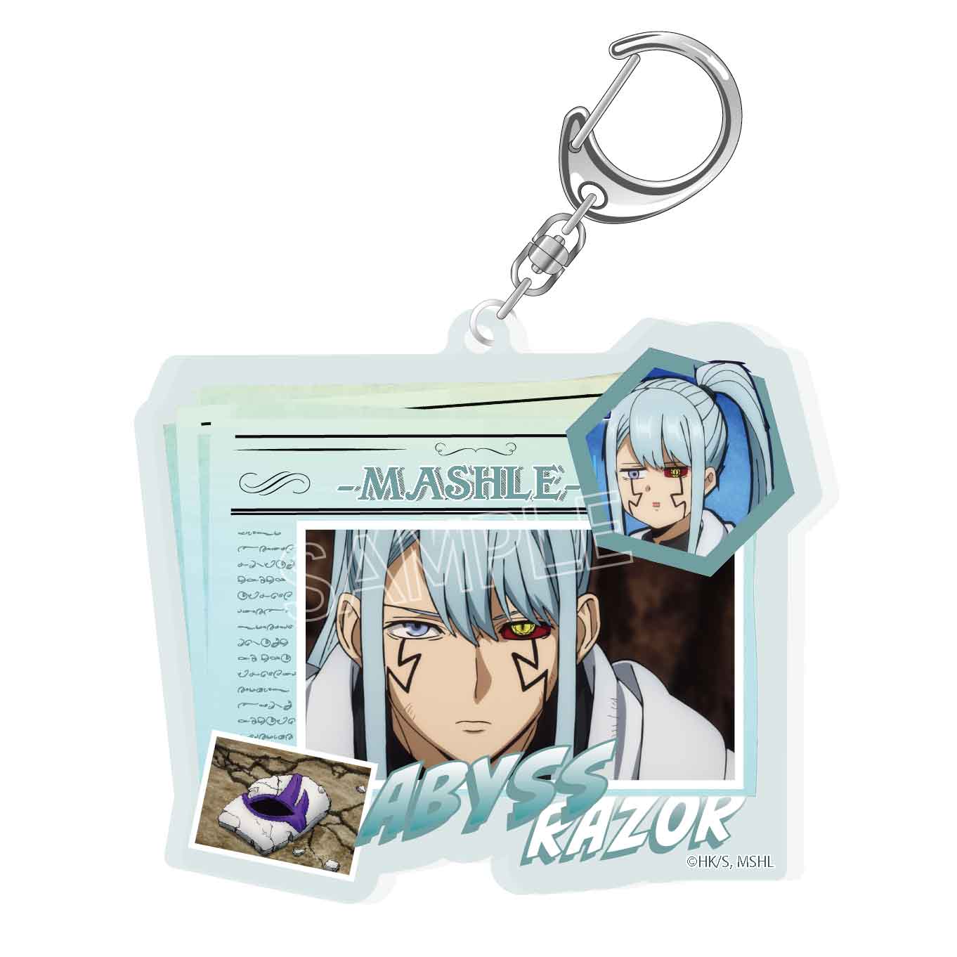 マッシュル-MASHLE-_コラージュアクリルキーホルダー アビス・レイザー
